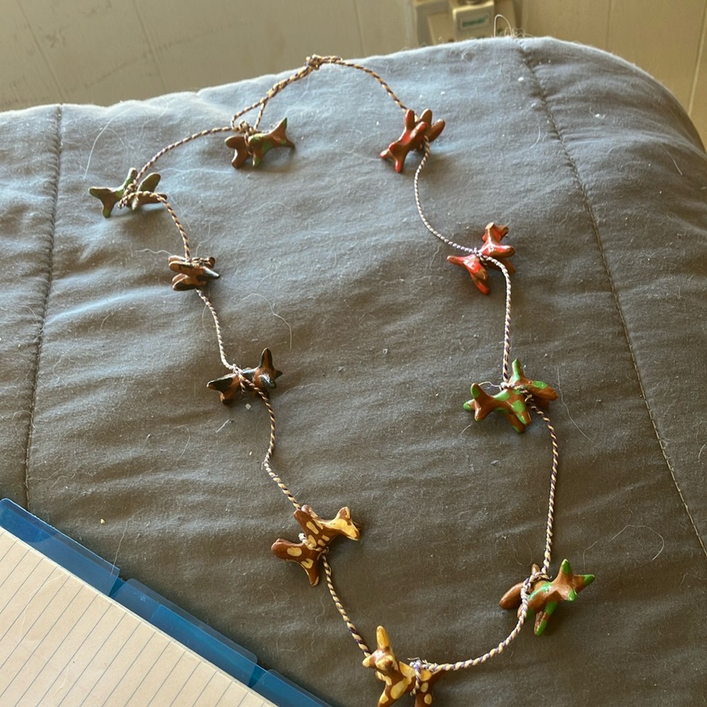 Golden Animal Charm Necklace with Delicate Cord